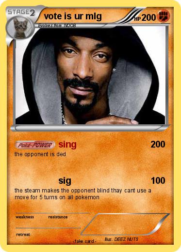 Pokemon vote is ur mlg