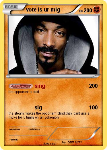 Pokemon vote is ur mlg