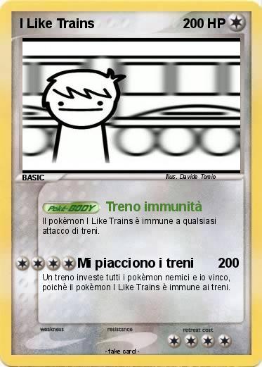 Pokemon I Like Trains