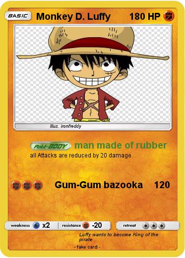 Pokemon Monkey D. Luffy