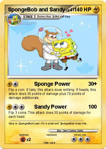 Pokemon SpongeBob and Sandy