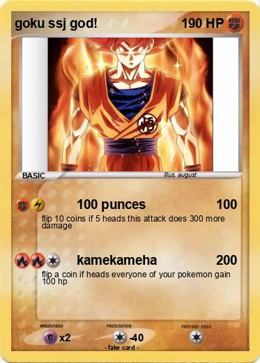 Pokemon goku ssj god!