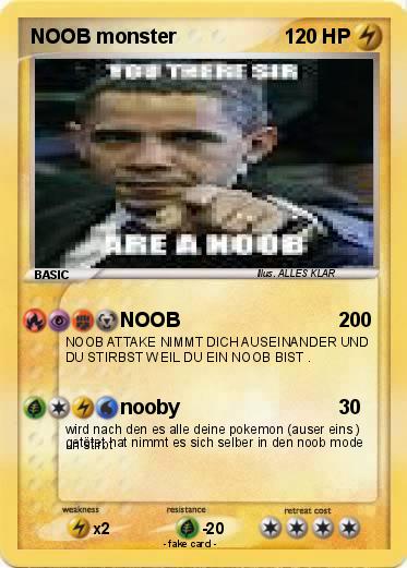Pokemon NOOB monster