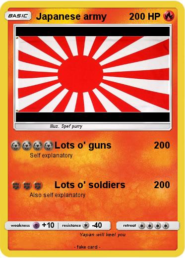 Pokemon Japanese army