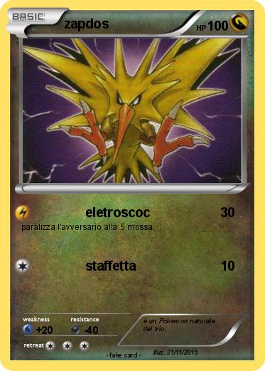 Pokemon zapdos