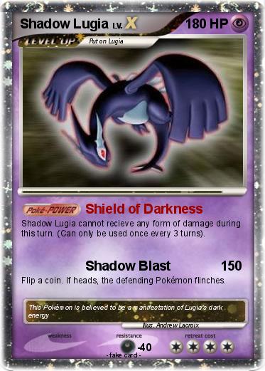 Pokemon Shadow Lugia