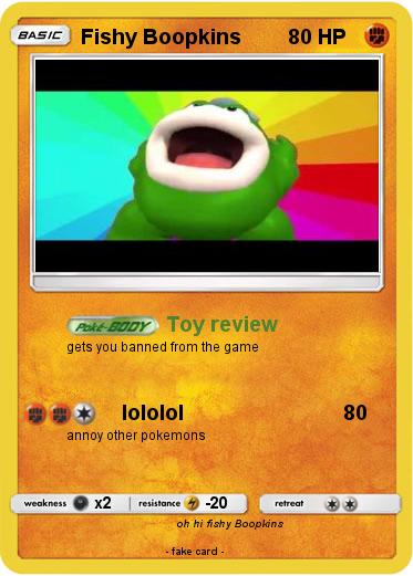Pokemon Fishy Boopkins