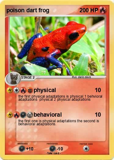 Pokemon poison dart frog