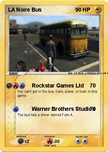 Pokemon LA Noire Bus
