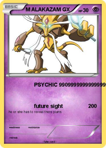 Pokemon M ALAKAZAM GX