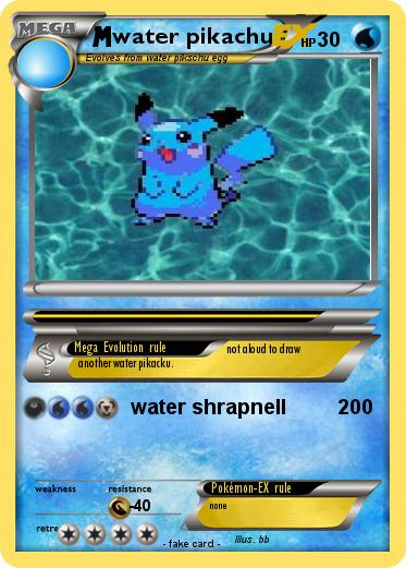 Pokemon water pikachu