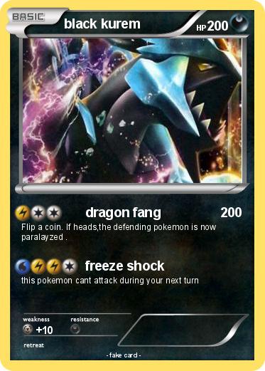 Pokemon black kurem
