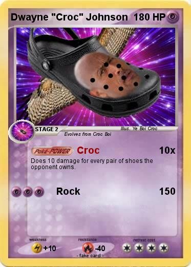 Pokemon Dwayne "Croc" Johnson