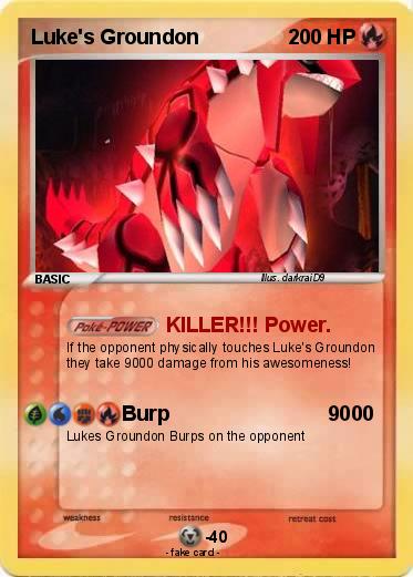 Pokemon Luke's Groundon