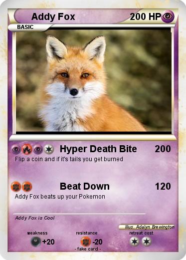 Pokemon Addy Fox