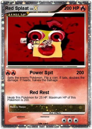 Pokemon Red Splaat