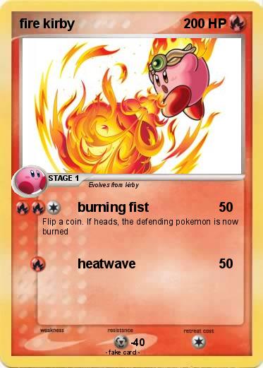 Pokemon fire kirby