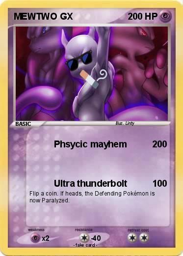 Pokemon MEWTWO GX