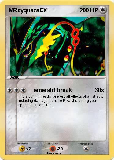 Pokemon MRayquazaEX