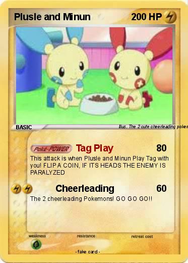Pokemon Plusle and Minun