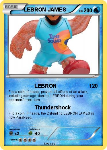 Pokemon LEBRON JAMES