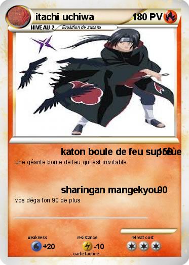 Pokemon itachi uchiwa