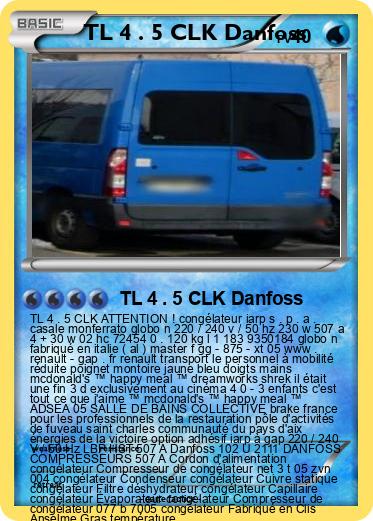 Pokemon TL 4 . 5 CLK Danfoss