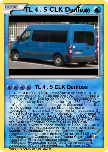 Pokemon TL 4 . 5 CLK Danfoss