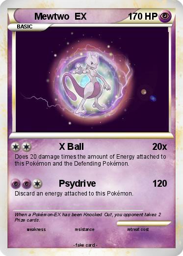 Pokemon Mewtwo  EX