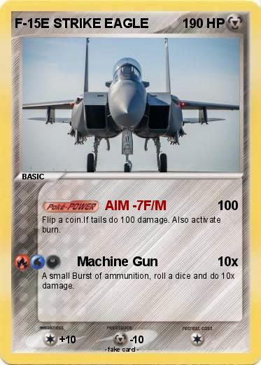 Pokemon F-15E STRIKE EAGLE