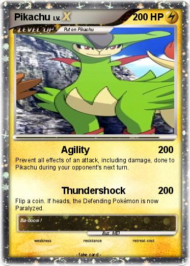Pokémon Pikachu 9673 9673 - Agility - My Pokemon Card