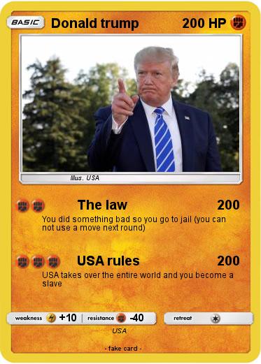 Pokemon Donald trump