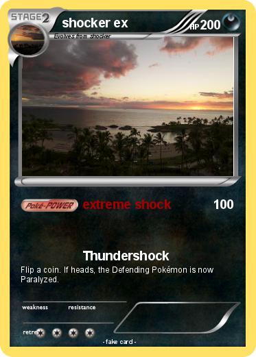 Pokemon shocker ex