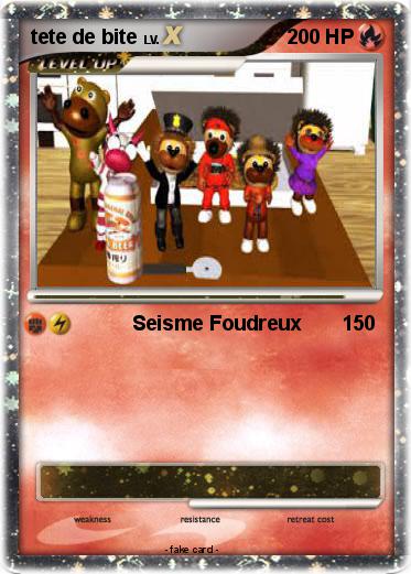Pokemon tete de bite