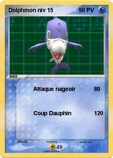 Pokemon Dolphmon niv 15