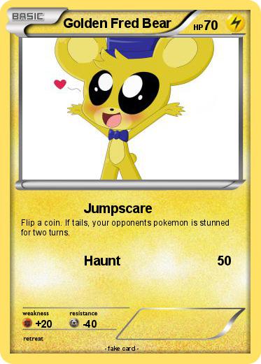 Pokemon Golden Fred Bear