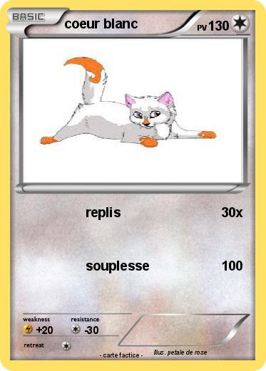 Pokemon coeur blanc