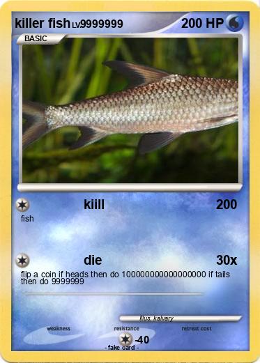 Pokemon killer fish