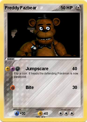 Pokemon Freddy Fazbear