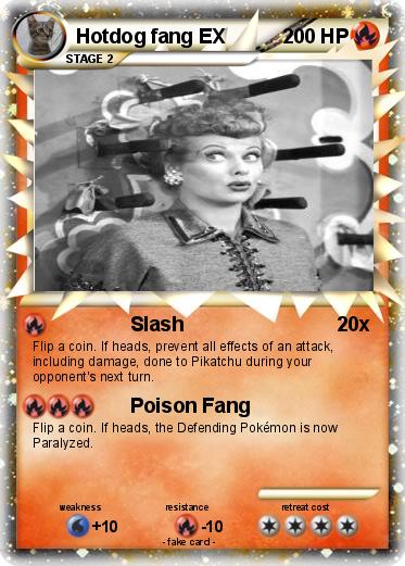 Pokemon Hotdog fang EX