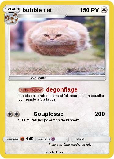 Pokemon bubble cat