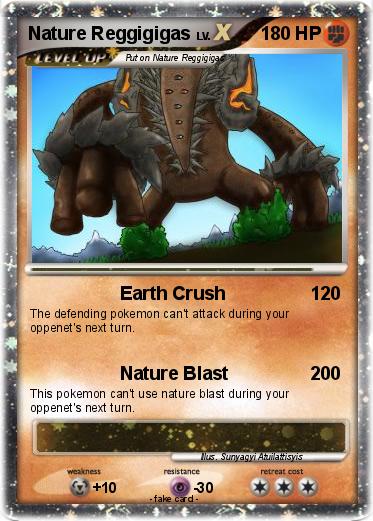 Pokemon Nature Reggigigas