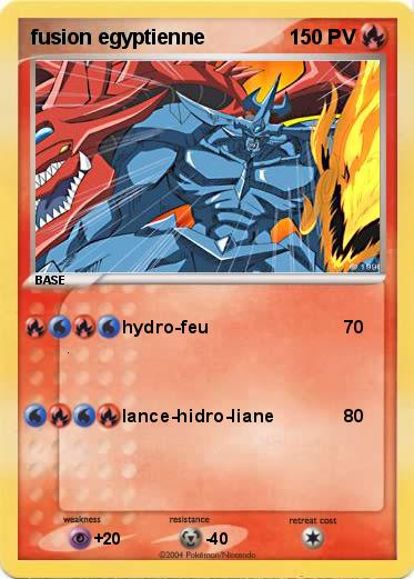 Pokemon fusion egyptienne