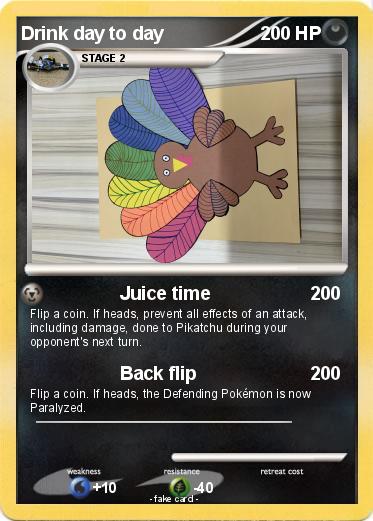 Pokemon Drink day to day