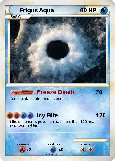 Pokemon Frigus Aqua