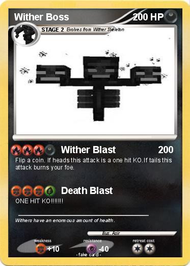 Pokemon Wither Boss