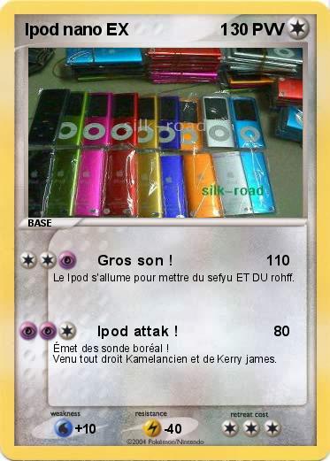 Pokemon Ipod nano EX                    1          V