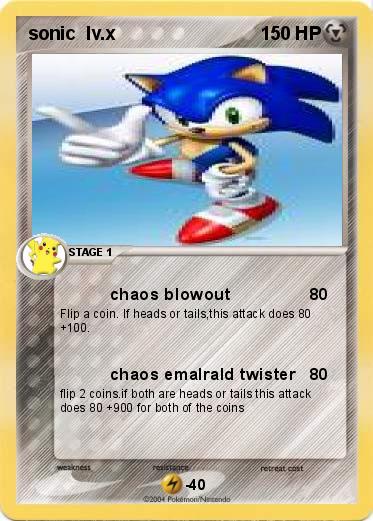 Pokemon sonic  lv.x 