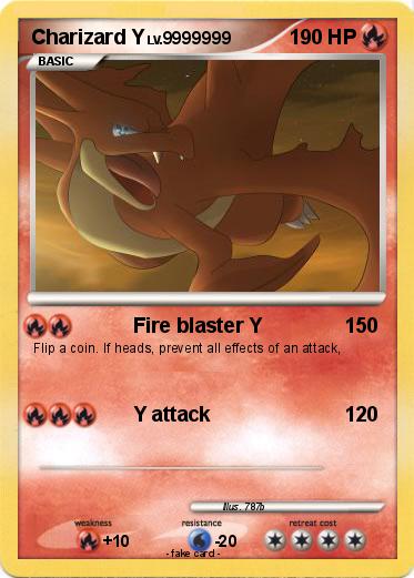 Pokemon Charizard Y