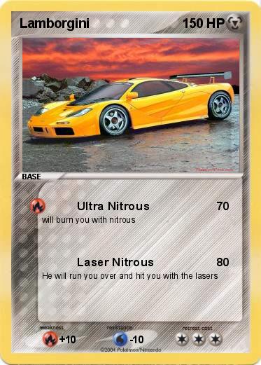 Pokemon Lamborgini